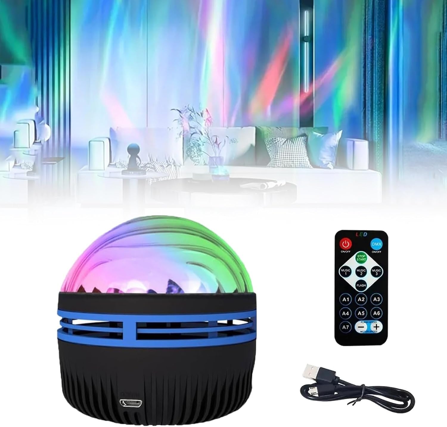 LED Starry Galaxy Projector