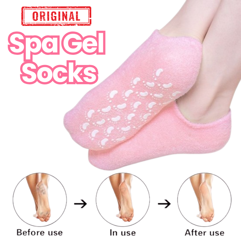 Reusable Silicone Spa Gel Socks