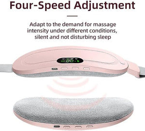 Heating Pad Women Period Pain Cramp Relief Belt | Portable Electric Menstrual Heating Pad With 3 Heat Levels & 4 Massage Modes